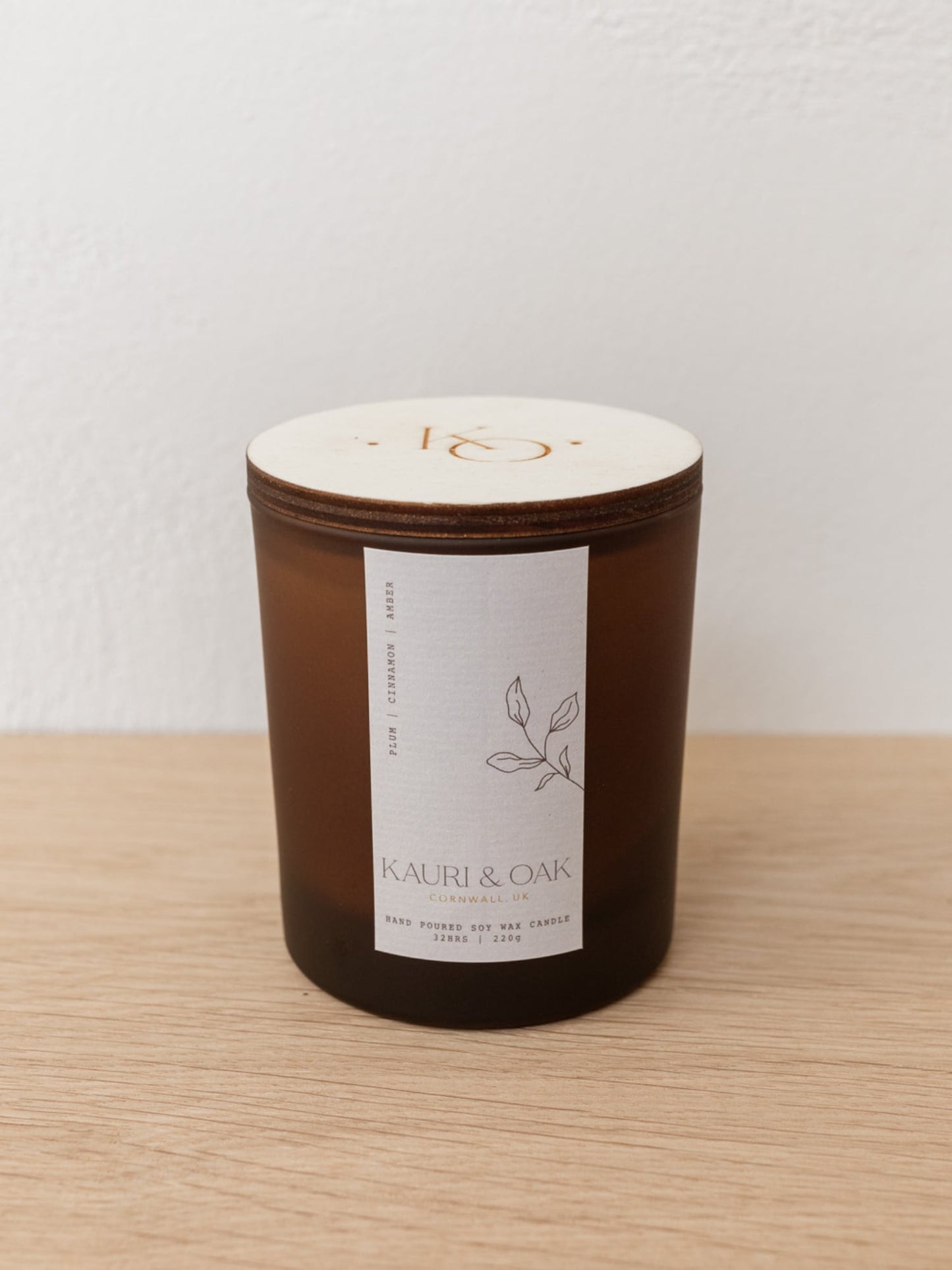 Plum, Cinnamon & Amber Candle